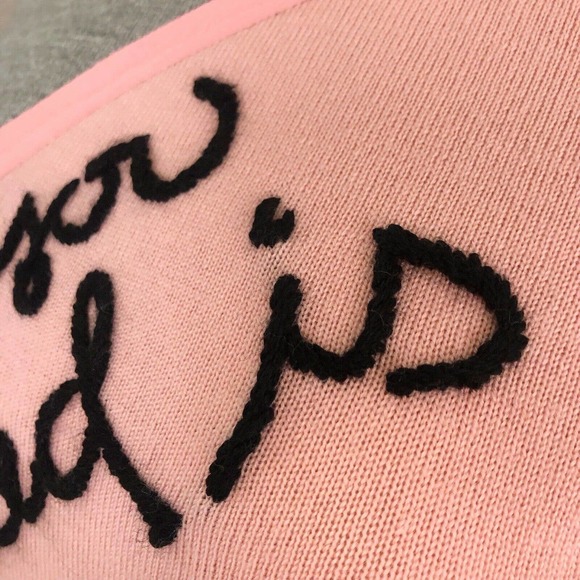 Alice + Olivia The Beatles Nokia Sweater Pullover Wool Embroidered - Picture 5 of 8